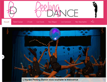 Tablet Screenshot of feelingdance42.com